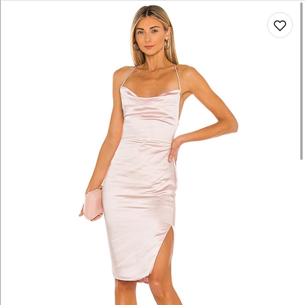 Revolve Billie Midi Drape Dress